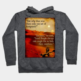 Footprints in the Sand People Hoodie